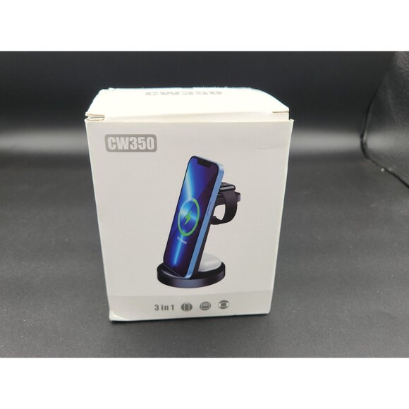 Model CW350 3 In 1 Fast Wireless Charging For Apple iPhones, Watches, & Airpods - Picture 1 of 10